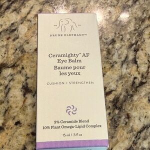 Drunk Elephant Ceramighty AF Eye Balm - Cream and Purple